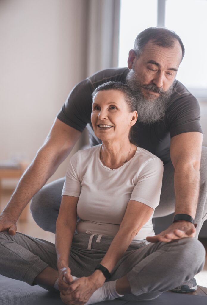 ejercicio en pareja